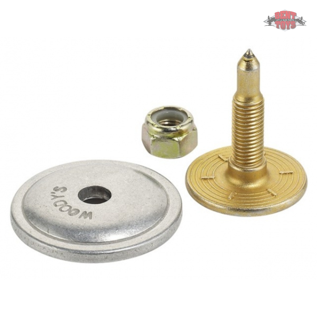 New OEM Phantom Series Studs & Support Plates For Ski Doo (Golden Color) #860200727