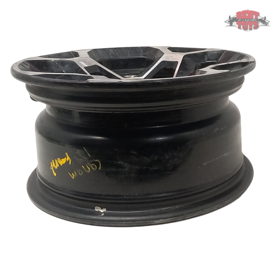 12 Front Rim For Can Am Outlander (2014-2020) (Black&Silver) #705401420
