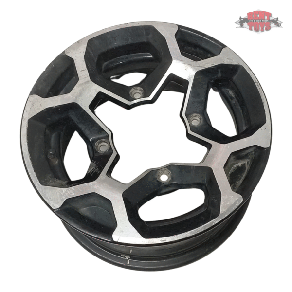 12 Front Rim For Can Am Outlander (2014-2020) (Black&Silver) #705401420