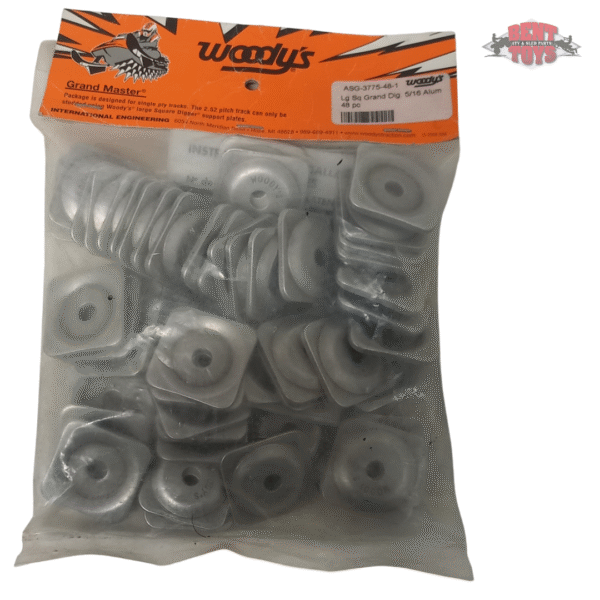 WOODY’S Square Grand Digger Support Plate (Pack Of 48) #ASG-3775-48-1