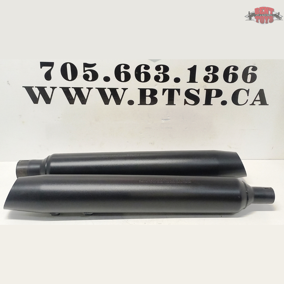 Harley Davidson OEM Stock Mufflers For 17-21 Touring (Black) #64900765B